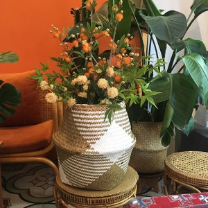 Geweven zeegras buikmand